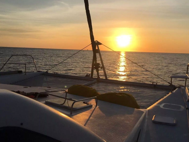 Coral Island Sunset Tour by Catamaran Yacht
