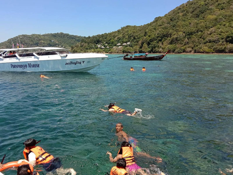 Phi Phi Bamboo by Speed Boat