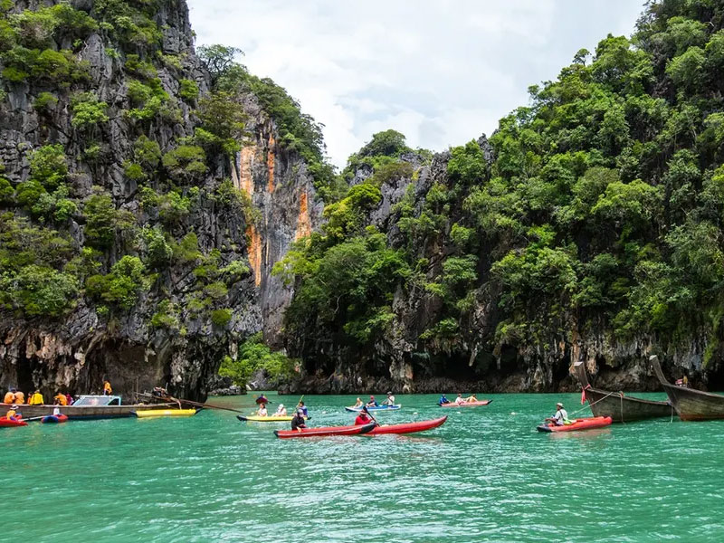 Phang Nga Bay Sea Canoe Twilight Tour