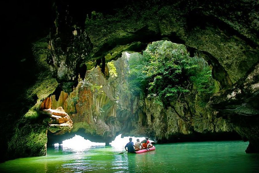 Private  James Bond Islands Tour Long Boat